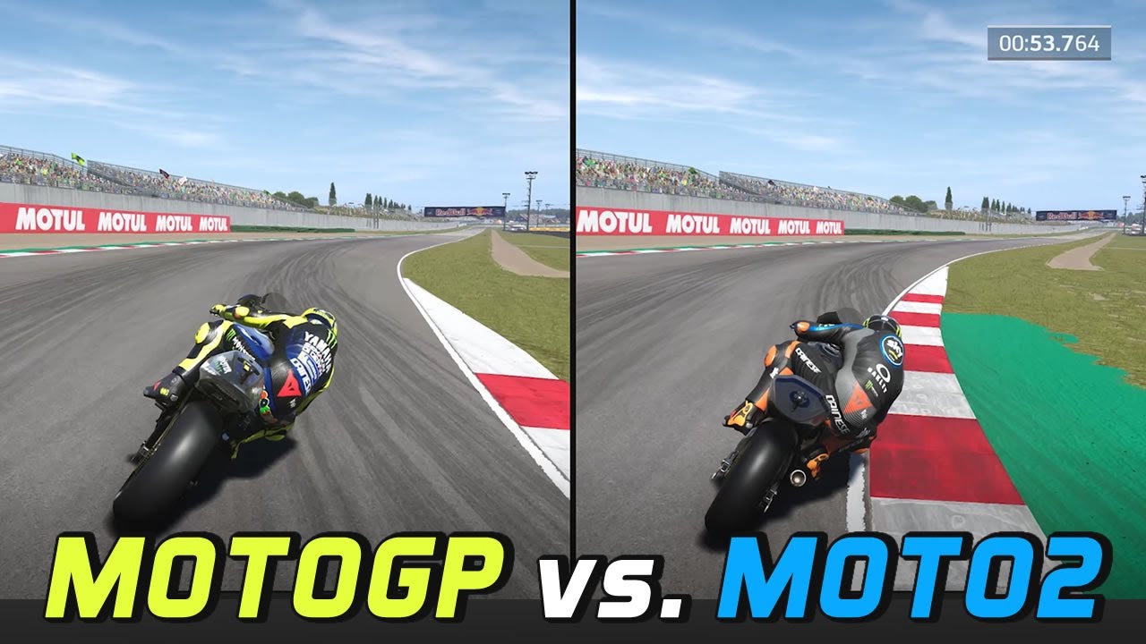 MotoGP vs. Moto2 Comparison - MotoGP 20 Gameplay