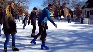 MY GRANDSON, TRISTAN SNYDER ICE SKATING IN WILLIAMSBURG, VA, DEC 26, 2017