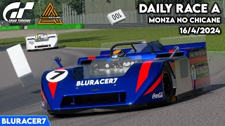 Gran Turismo 7: Sport Mode | Daily Race A | Monza No Chicane | 16/4/2024