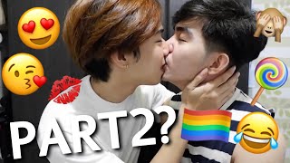 CANDY KISSING CHALLENGE PART 2 | SWEET OVERLOAD | GAY COUPLE screenshot 5