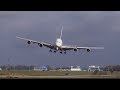 [4K] 20kts CROSSWIND Polderbaan Arrivals | Pilots Struggling to land at Amsterdam Airport Schiphol