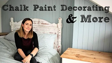 How do you chalk paint paneling?