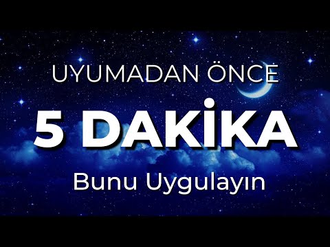 UYUMADAN ÖNCE BUNLARI SÖYLEYİN (Sonuçlara Şok Olacaksınız)