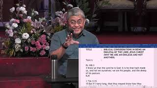 10022018 BIBLICAL CONSIDERATIONS ON OUR BEING AN EKKLESIA OF THE LORD JESUS CHRIST - Bp RA