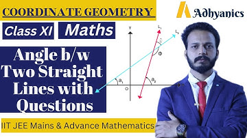 Angle Between Two Straight Lines Using Slopes 🚀| Class 11 | IIT JEE | Coordinate Geometry| Adhyanics