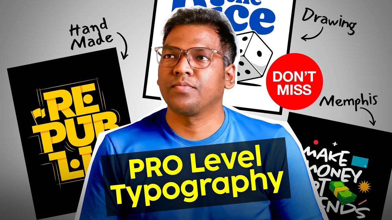 Typography Magic : Creative Ideas for your client Projects | in Hindi
