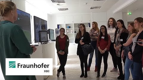 Women in STEM - Science Campus 2017 visits Fraunhofer HHI