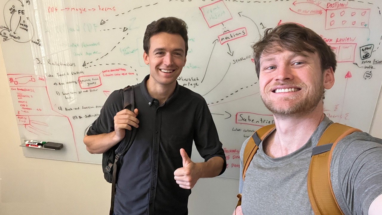 From Classmates to Co-Founders with Will Dinneen, JD '28, and Ben Vagle, JD '28