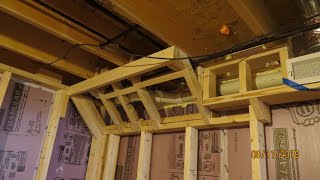 finishing a basement - part 6a - framing challenges - utilities