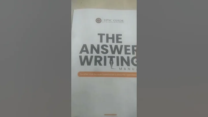 UPSC mains answer writing best book by SRUSHTI DESHMUKH GOWDA,IAS MAM.🥰🥰🥰🥰.#UPSC SHORTS
