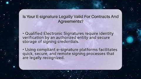 Is Your E-signature Legally Valid For Contracts And Agreements? - Legal And HR SaaS Stack
