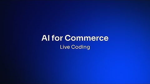 AI for Commerce: Live Coding - Sarah Dayan, Algolia