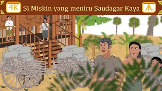 Si Miskin yang meniru Saudagar Kaya | Airplane Tales indonesian