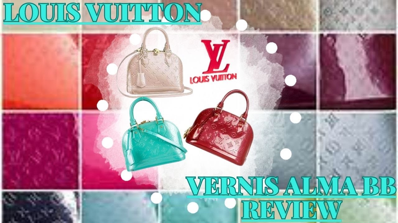 Louis Vuitton Vintage Pink Vernis Alma Bag