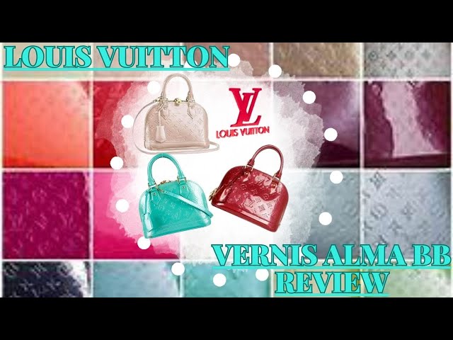 Louis Vuitton Red Monogram Vernis Alma BB Bag – Bagaholic