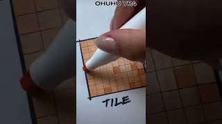 Render tile with touch marker | learn rendering ✍️ #subscribenow #shortvideo #mustwatch