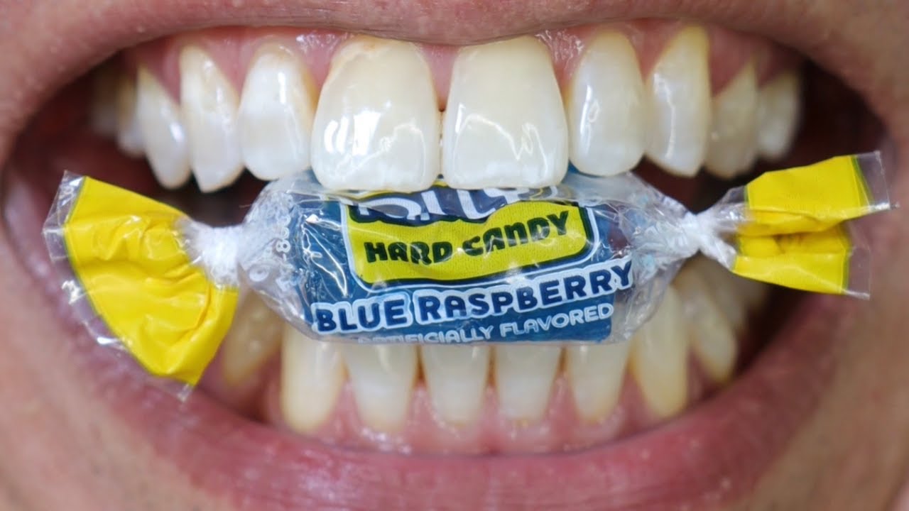ASMR | JOLLY RANCHER blue raspberry flavor 