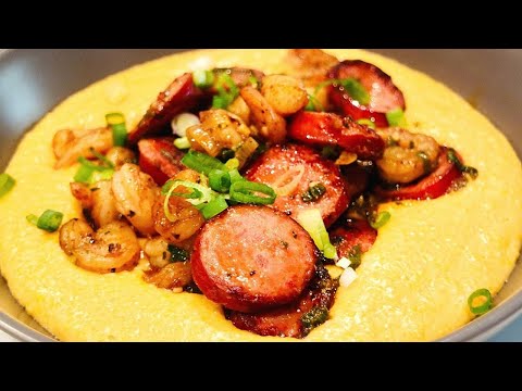 Video: Krevety A Andouille S Grits