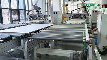 CNC ROUTER unit:A automatic labeling machine+ automatic loading platform+ two CNC ROUTER+ two unload