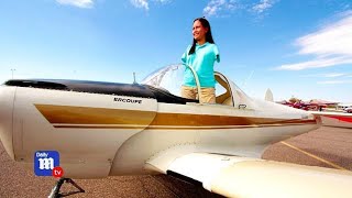 Woman Becomes First Licensed Pilot To Fly With Just Her Feet
