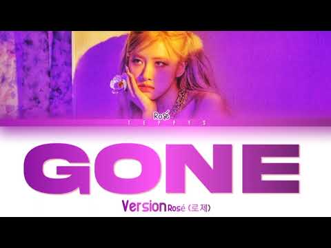 ROSÉ 로제 'Gone (lyrics 다 쓴 version)' (Color coded lyrics)