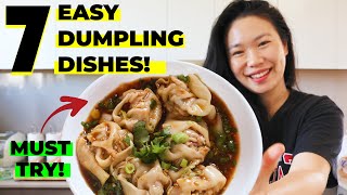 7 EASY FROZEN DUMPLINGS RECIPES  TASTY DUMPLINGS COOKING HACKS!