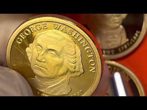 US 2007 $1 Coins - Sacajawea And 1st Year - Washington - Adams - Jefferson - Madison - United States