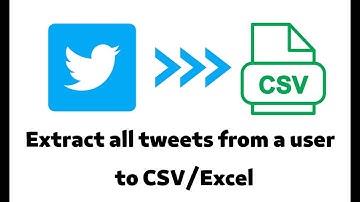 How to download/export all tweets from a user to CSV/Excel  in 2025 with TwExtract