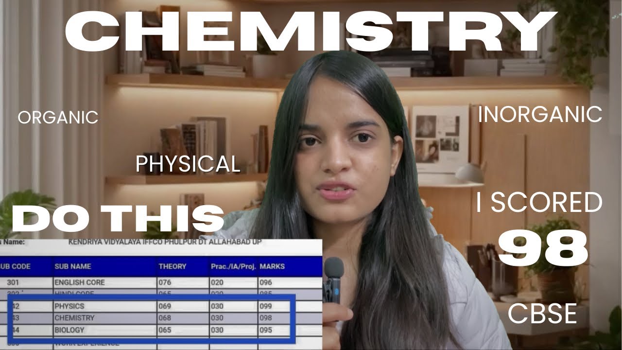 Class 12 Chemistry Last Month Strategy 😱 | Score 95+ in Chemistry CBSE Boards 🏆 | You Can Do This