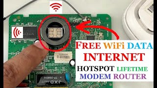 how to get free INTERNET hotspot DATA FREE WiFi MODEM ROUTER