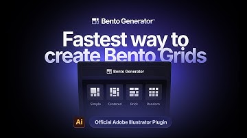 Bento Generator™ - The Fastest Way to Create Bento Grids in Adobe Illustrator