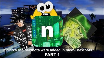 If Nico’s Rng Nextbots were added in Nico’s Nextbots - PART 3