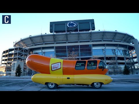 The Oscar Mayer Wienermobile Tour rolls through Penn State