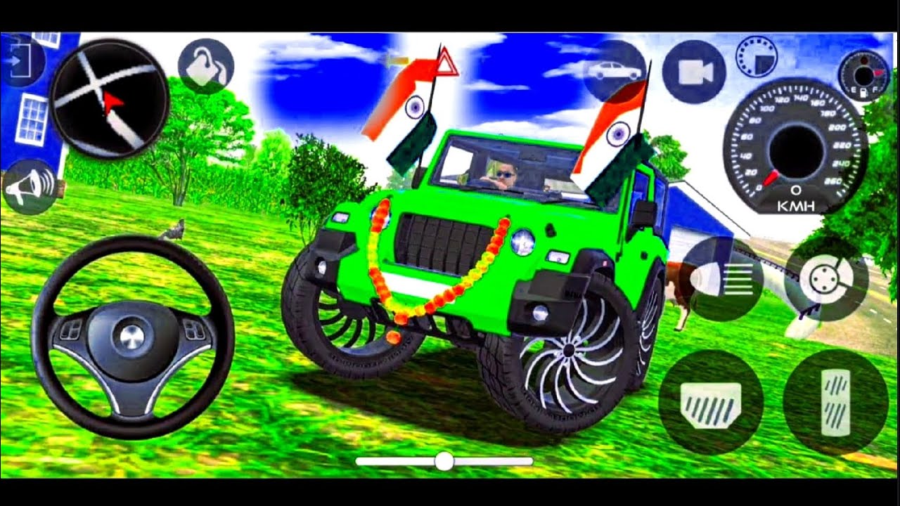 Modified Mahindra Thar😈Games:Indian Green Thar (Gadi Wala Games) Car Game Android Game - #2026