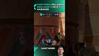 XANTARES PILLAR'DA SAKLANDI 1 VS 2'Yİ KAZANDI! 🔥#forzaurora #cs2 #xantares #gaming
