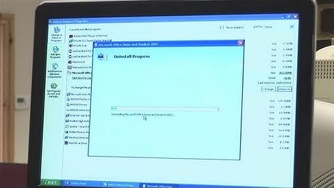 How To Remove Office 2007