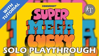 Tutorial & Solo Playthrough of Super Mega Lucky Box - Solo Board Game