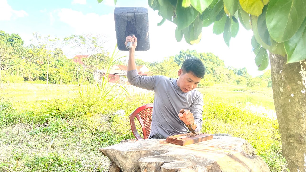 I transformed a discarded item into a premium artwork.