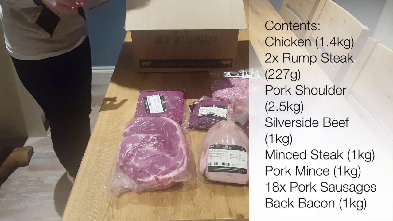 Unboxing Great British Meat Co. YouTube