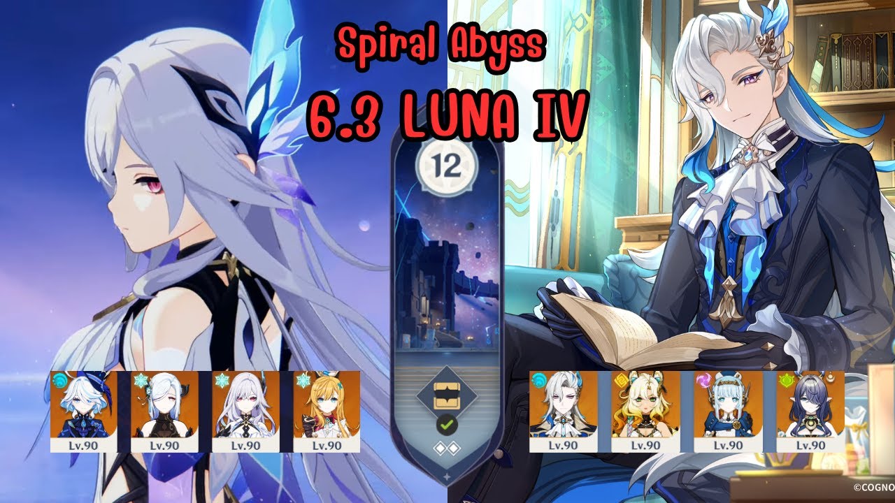 C0R1 Neuvillette Lunar & C0R1 Skirk Hypercarry | Spiral Abyss 6.3 | Genshin Impact