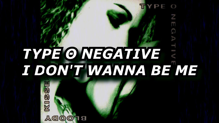 I dont wanna be me lyrics