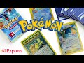 Opening a Mega Box of Old Pokemon Cards from AliExpress – Vintage Style!