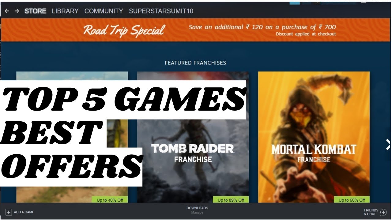 TOP 5 BEST & LOWEST PRICED GAME ON THE STEAM SUMMER SALE 2020