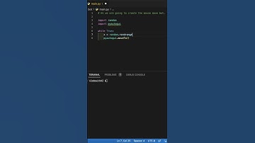 Mouse move automatically using python #fast #fastforward #python #developer #development