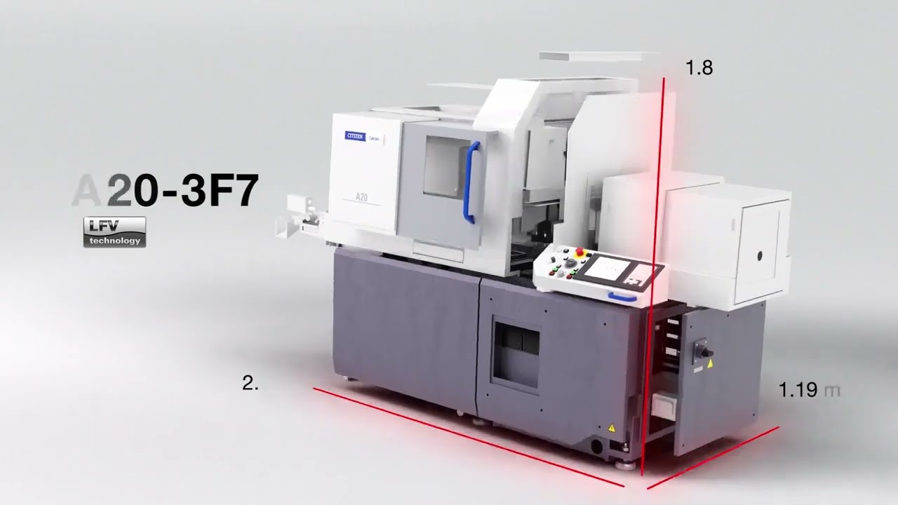 Citizen-Cincom A20-3F7 with LFV - YouTube