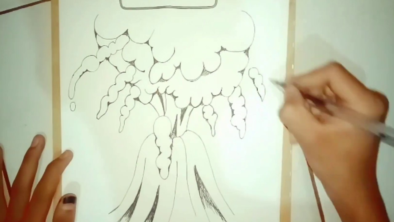CONTOH GAMBAR GUNUNG - YouTube