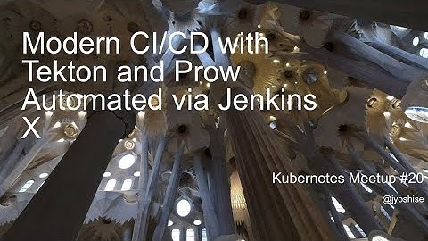 Modern CI/CD with Tekton and Prow Automated via Jenkins X