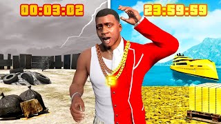 $0 to TRILLIONAIRE in 24 HOURS in GTA 5!