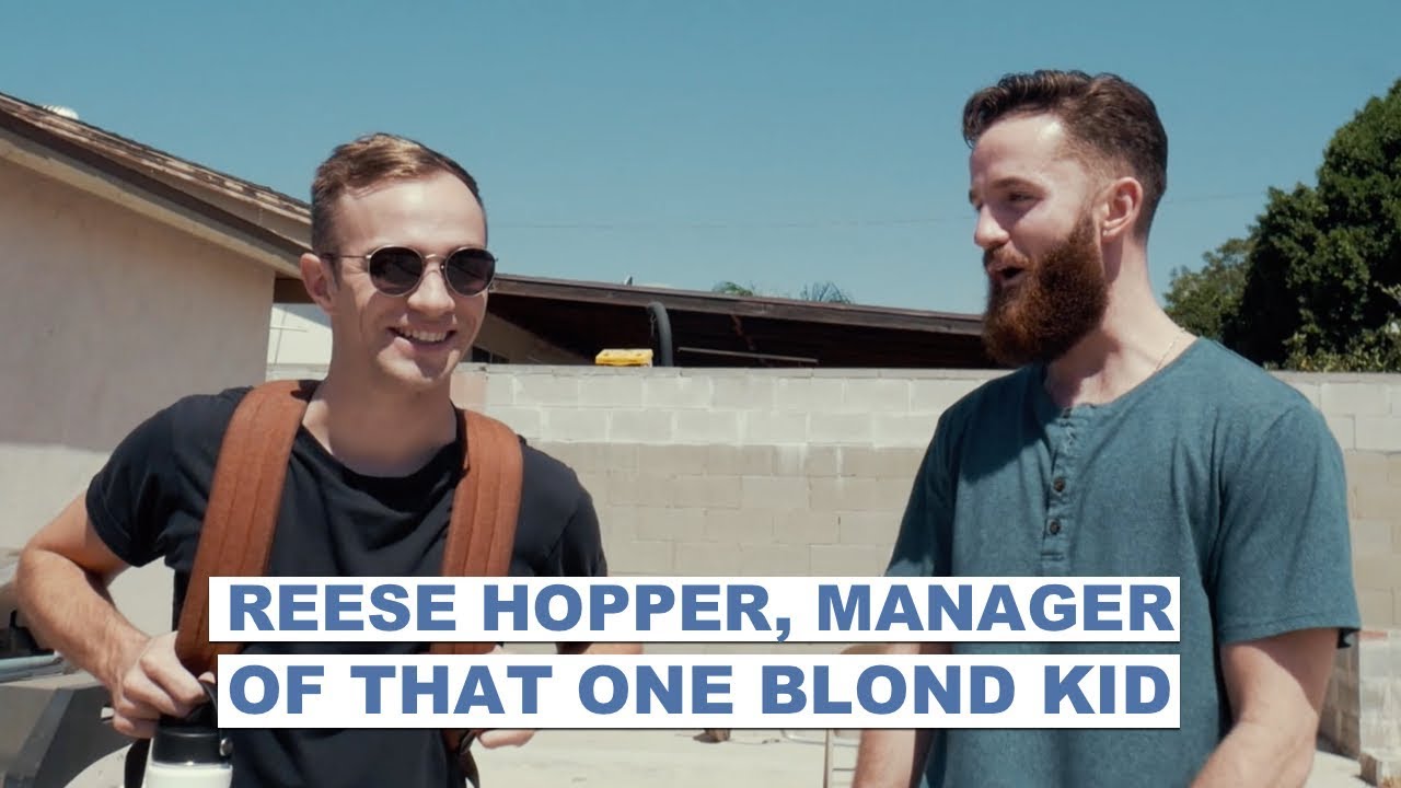 Reese Hopper, Manager of That One Blond Kid YouTube