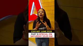CSIR NET JUNE 2026 | PART B CLASS #csirnetadda247 #csirnetlifescience #csirnetjune2024